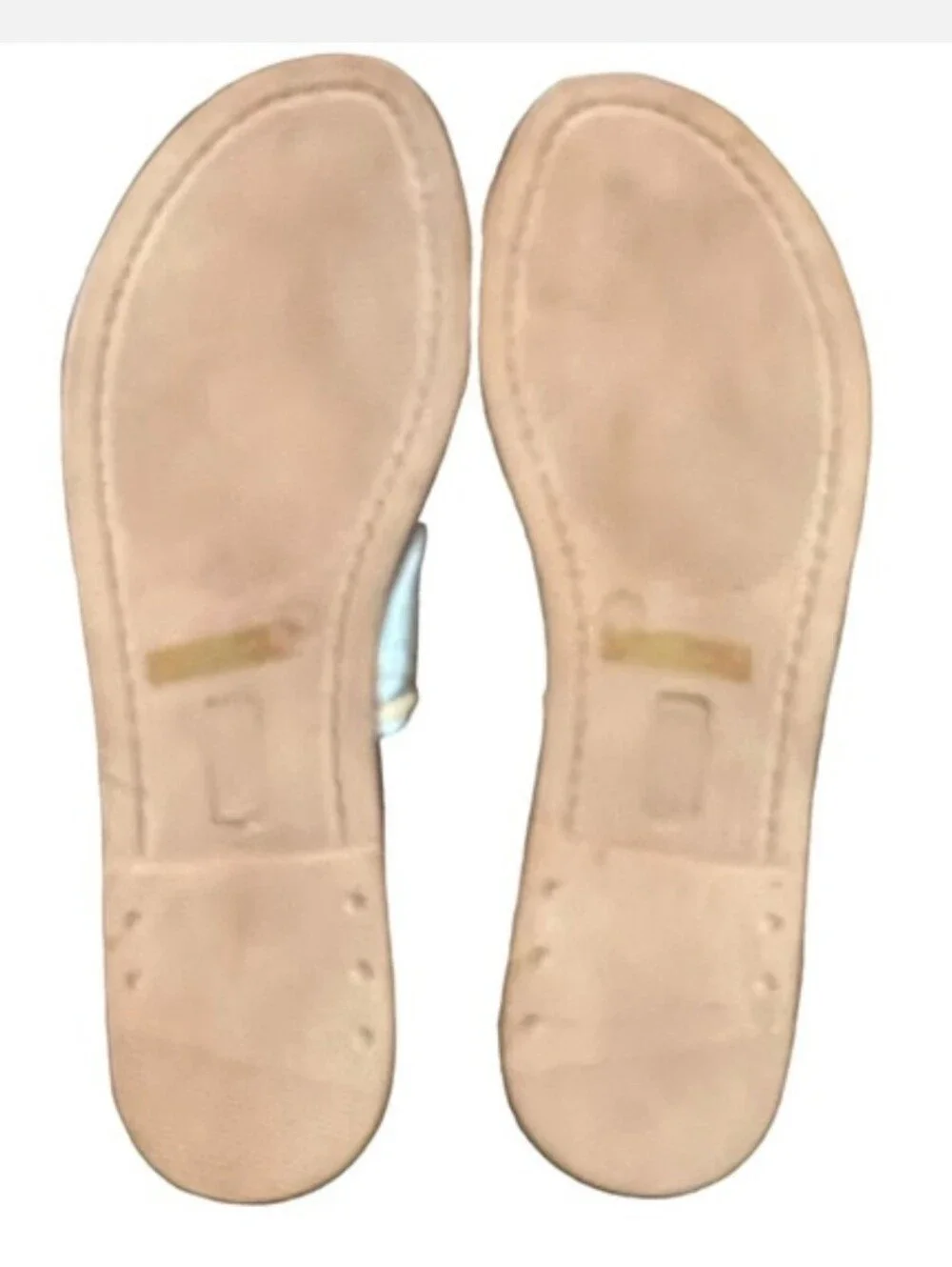 Bella Vita Gold Leather Slide Sandals , Women's 9M